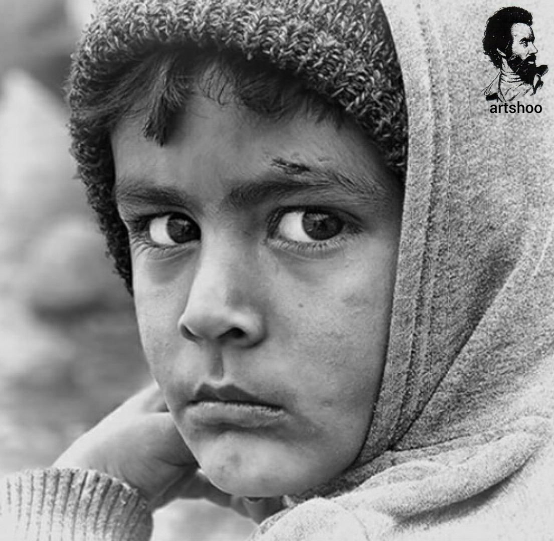 مدل کودک سیاه قلم